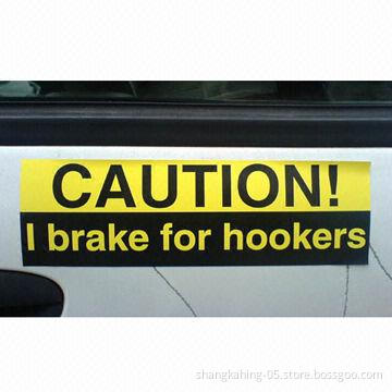 Removable car/auto sticker with waterproof, UV material
